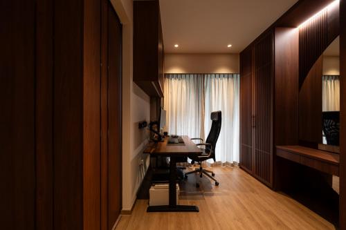Contemporary Home Office at Piermont Grand