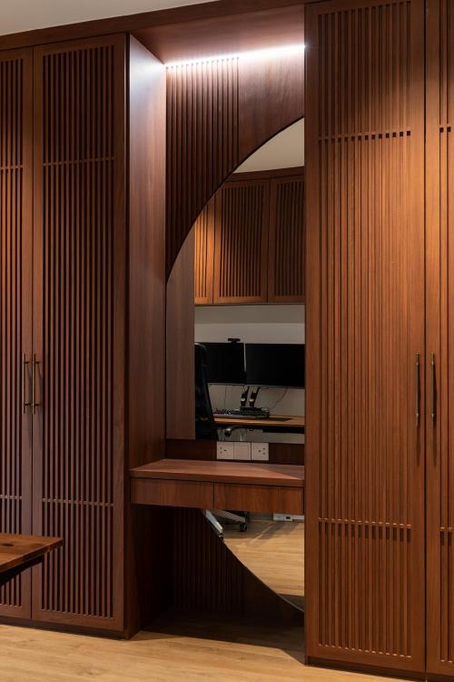Contemporary Home Office at Piermont Grand