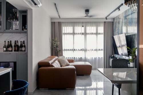 Contemporary Living Room at Bidadari Park Drive