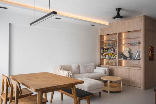 Modern Living Room at 13 Farrer Park Road