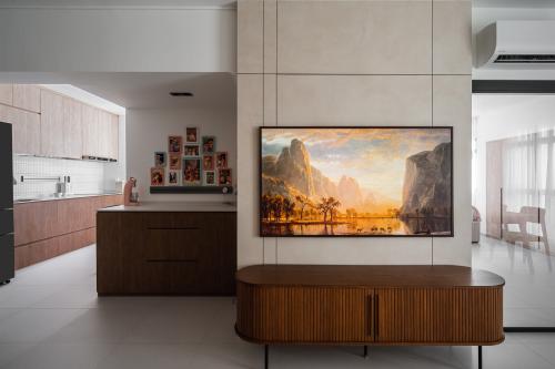 Modern Living Room at 13 Farrer Park Road