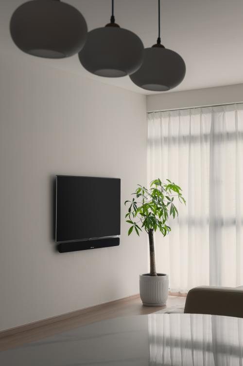 Minimalist Living Room at City Square Residences