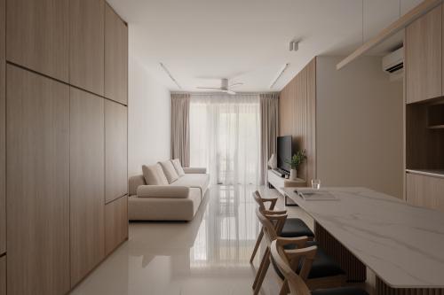 Scandinavian Living Room at Treasure at Tampines