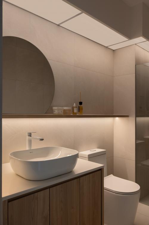 Scandinavian Bathroom at 434A Fernvale Road