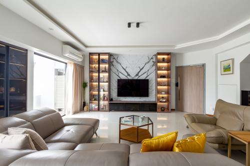 Modern Living Room at Cairnhill Road