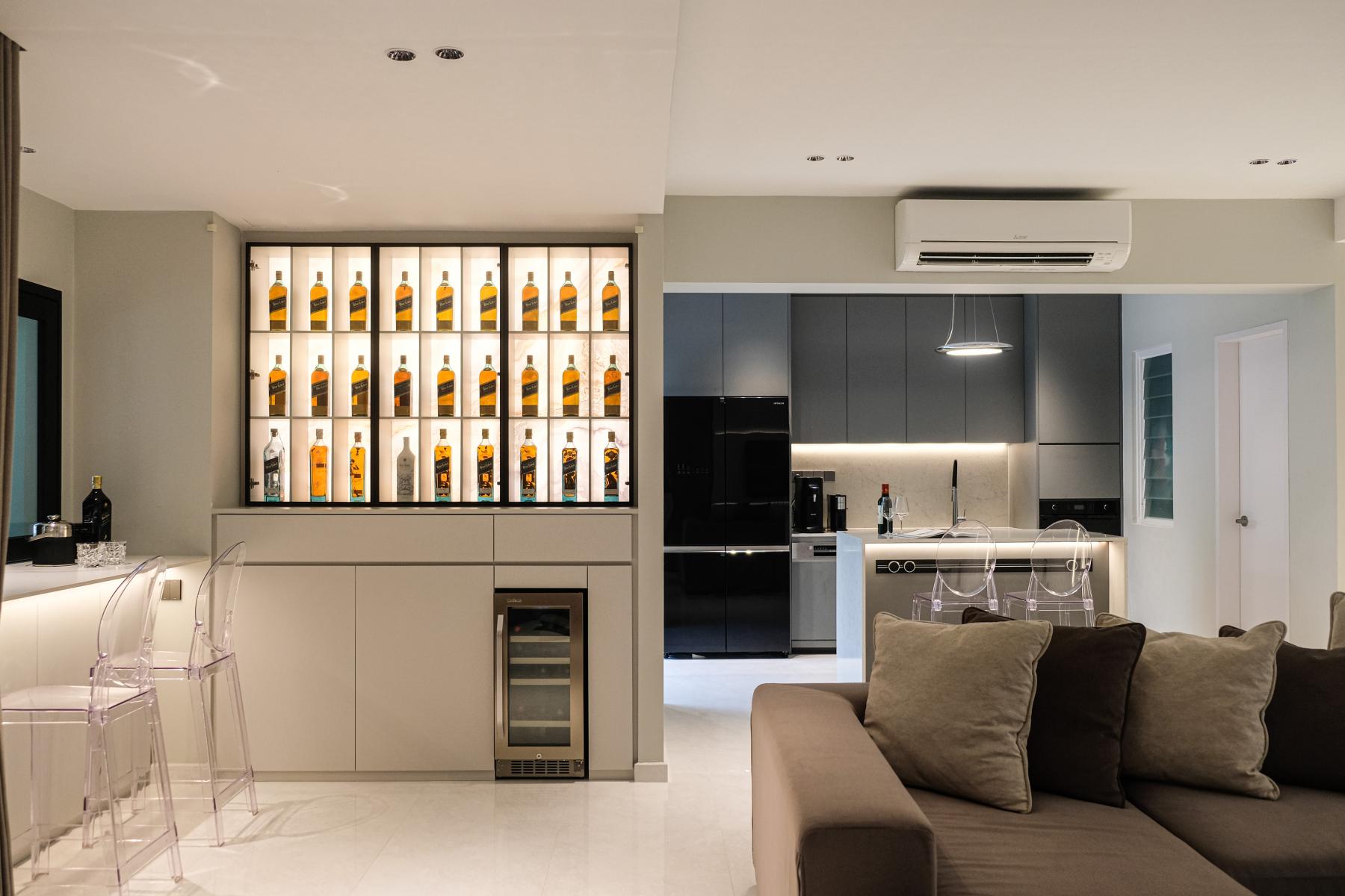 Modern Kitchen with Kitchen Island and Open Kitchen