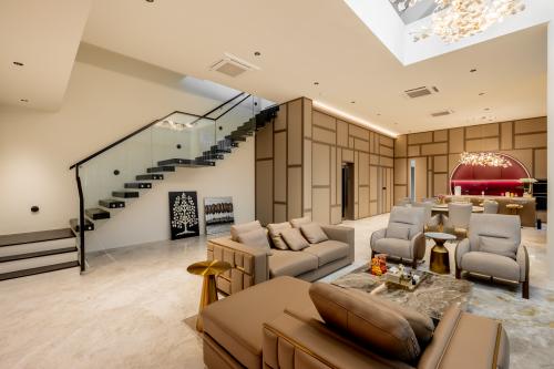 Eclectic Living Room at Langsat Road