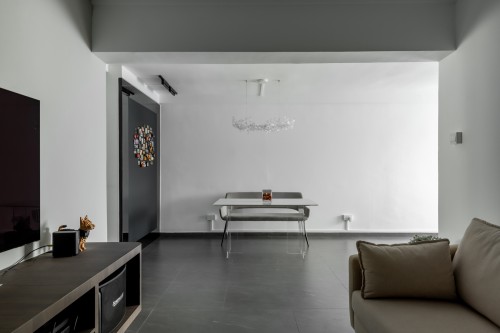 Modern Living Room at Jurong East Street 32