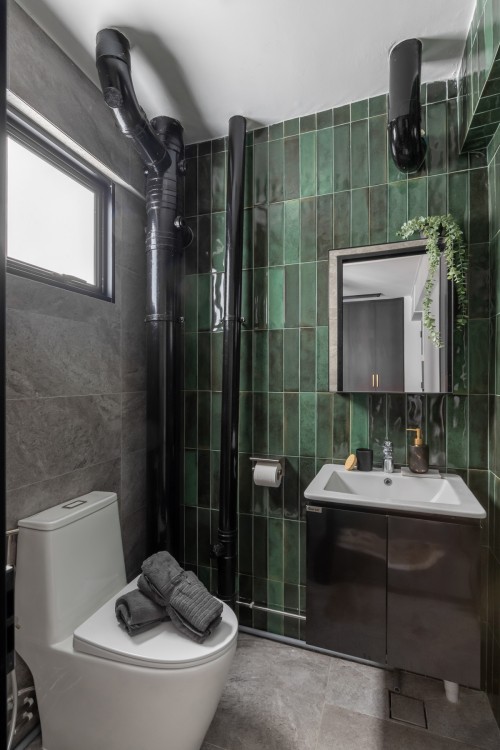 Modern Bathroom at Jurong East Street 32