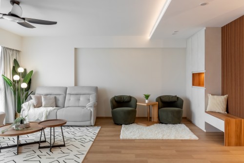 Scandinavian Living Room at Sumang Walk