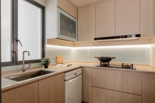 Contemporary Kitchen at Rochelle at Newton
