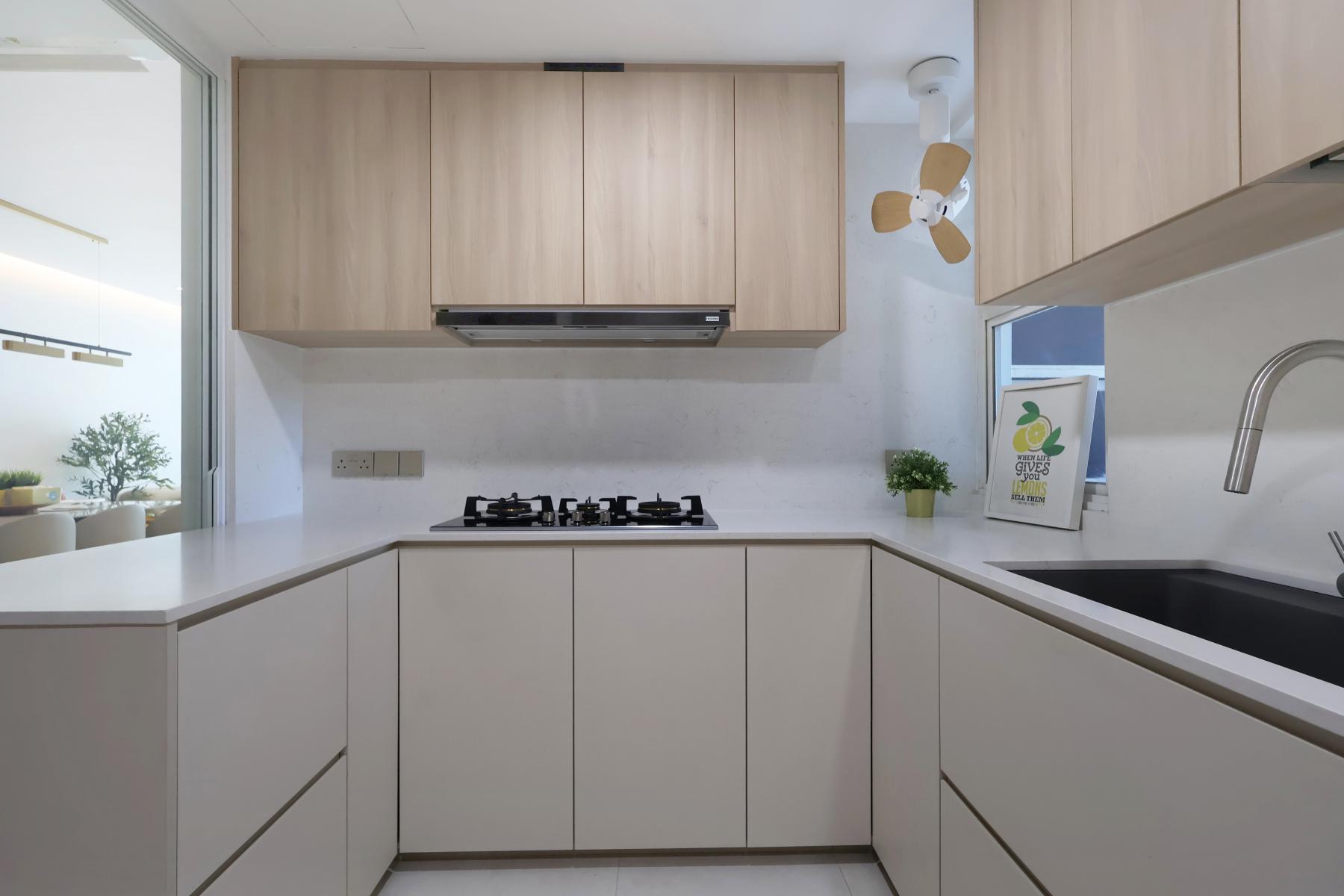 Contemporary Kitchen with Kitchen Window and Kitchen Accessories