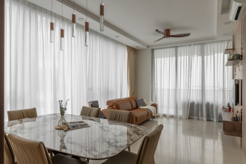 Contemporary Living Room at Parc Clematis