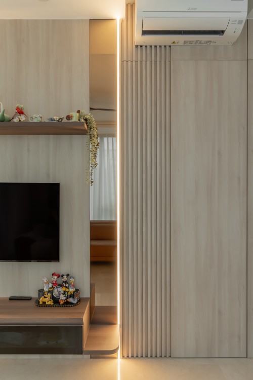 Contemporary Living Room at Parc Clematis