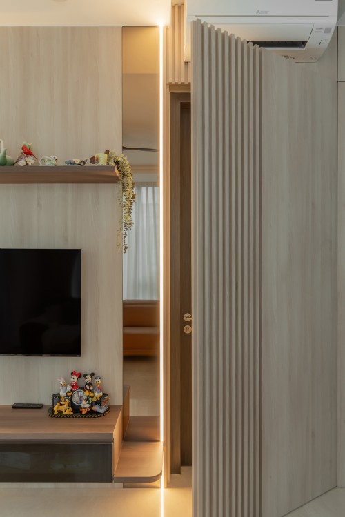 Contemporary Living Room at Parc Clematis