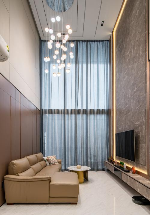 Contemporary Living Room at 12 amber road