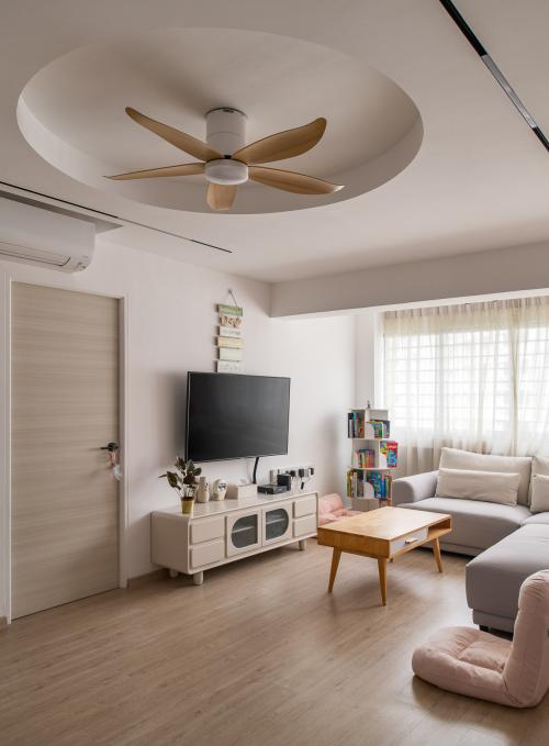Modern Living Room at 486a tampines