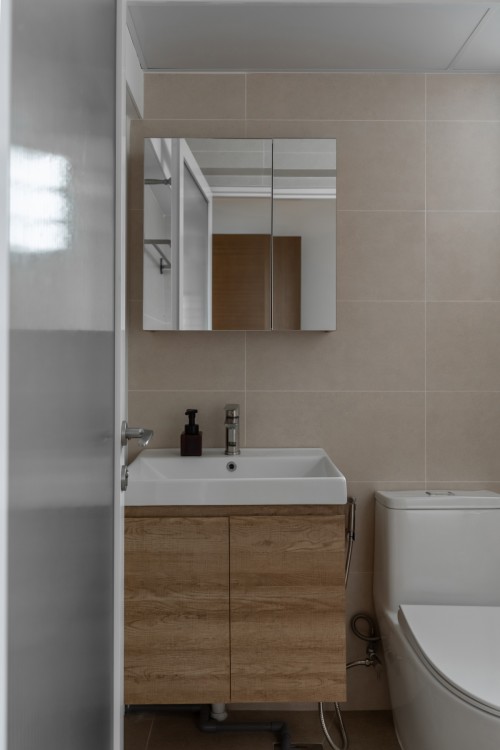 Scandinavian Bathroom at Punggol Field