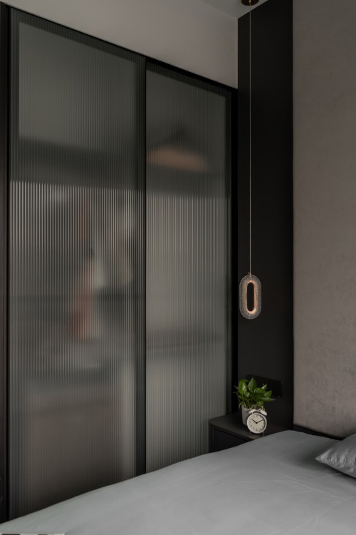 Modern Bedroom at The M Condo