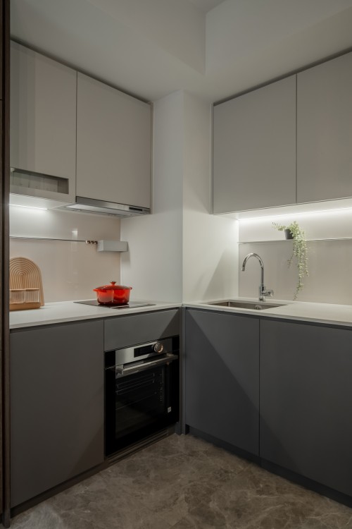 Modern Kitchen at The M Condo