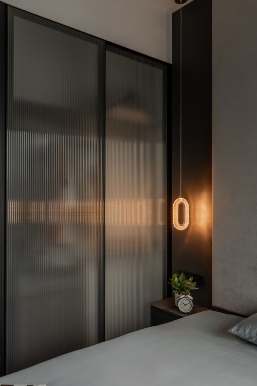 Modern Bedroom at The M Condo
