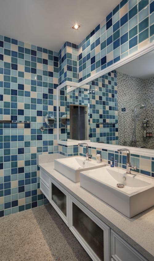 Eclectic Bathroom at The Summit
