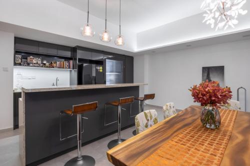 Asian Home Bar at 56 Minbu Villa