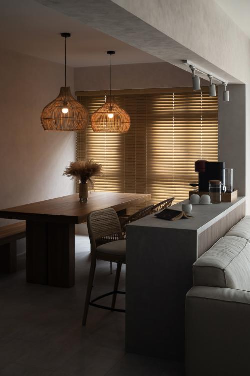 Minimalist Dining Room at 684A Edgedale Plain