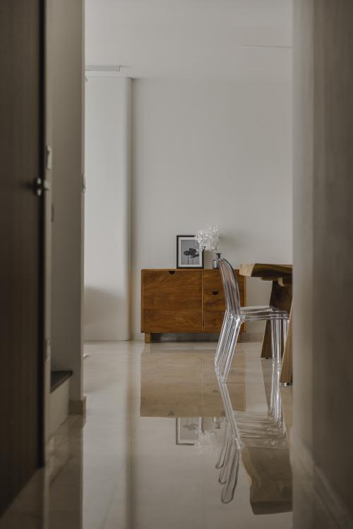 Contemporary Hallway at The Sixth Avenue Residences