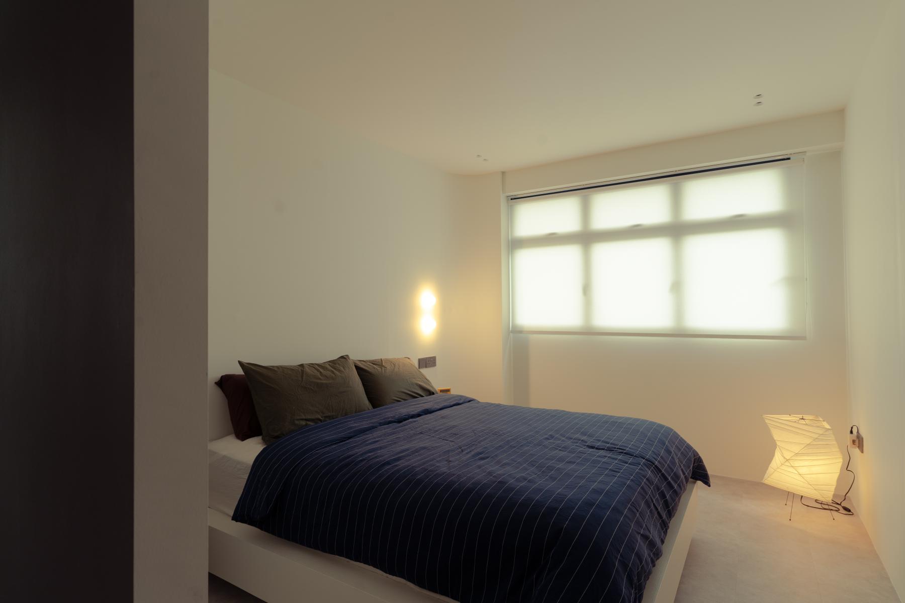 Vintage Bedroom with Platform Bed and Bed