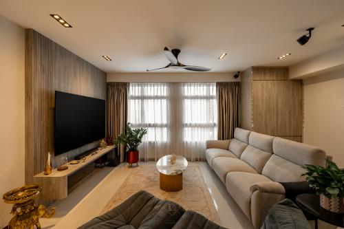 Modern Living Room at 382c yishun st 31