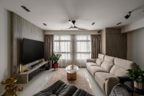 Modern Living Room at 382c yishun st 31