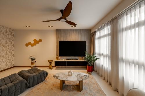 Modern Living Room at 382c yishun st 31