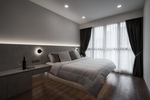 Contemporary Bedroom at Rivercove Residences