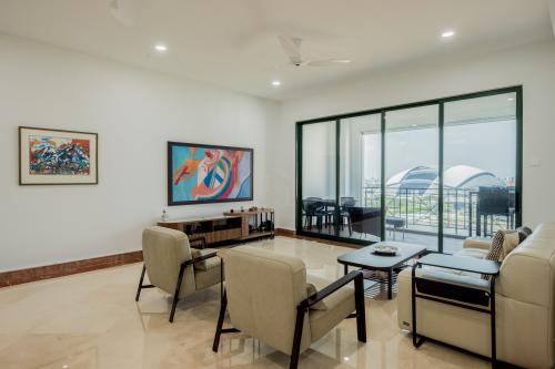 Modern Living Room at Pebble Bay