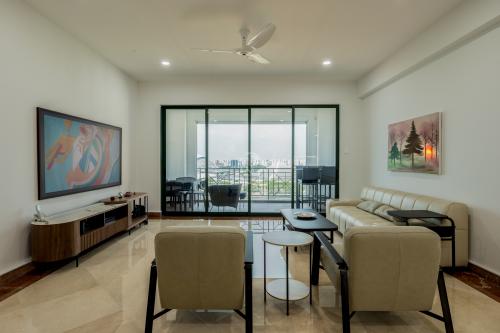 Modern Living Room at Pebble Bay
