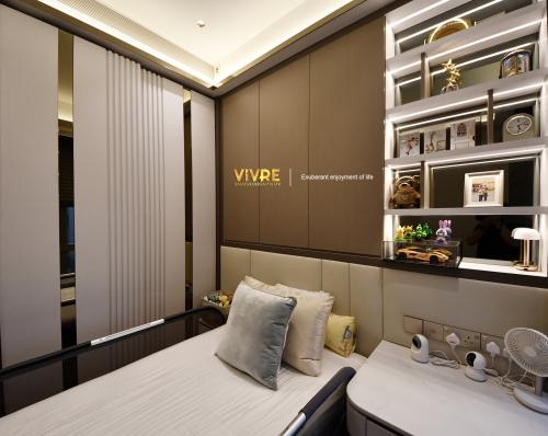 Modern Bedroom at Leedon Residence Condominium