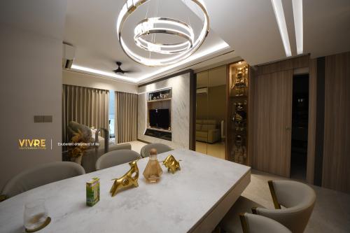 Modern Living Room at Forestville Condominium