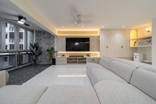 Modern Living Room at 147 Rivervale Crescent