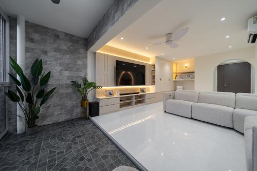 Modern Living Room at 147 Rivervale Crescent
