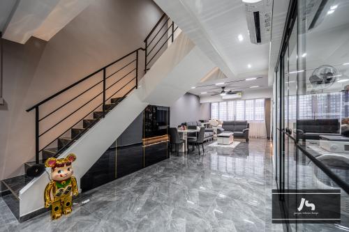 Modern Hallway at 135 Lor Ah Soo
