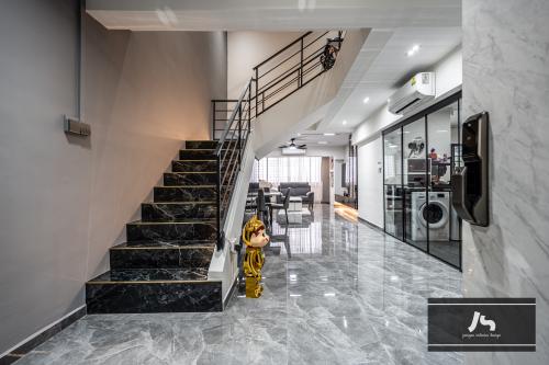 Modern Hallway at 135 Lor Ah Soo