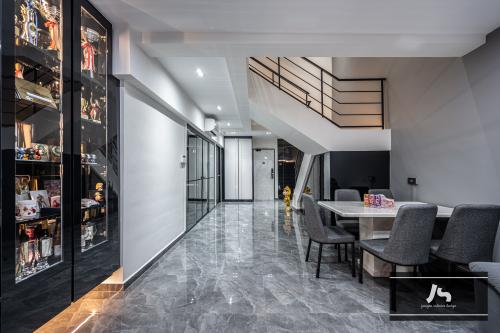 Modern Hallway at 135 Lor Ah Soo