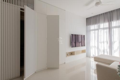 Minimalist Living Room at Strathmore Avenue