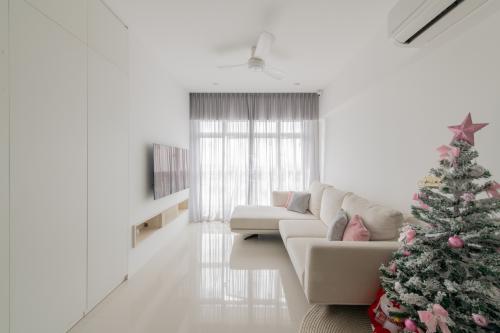 Minimalist Living Room at Strathmore Avenue