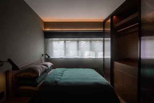 Contemporary Bedroom at Sims Place