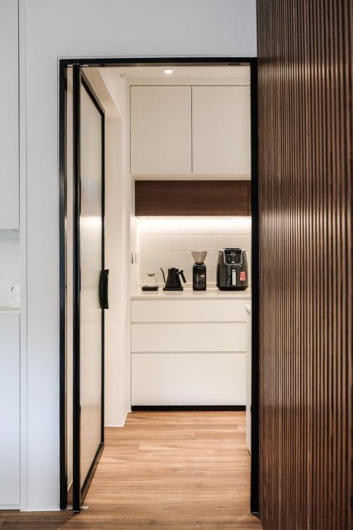 Contemporary Kitchen at Sims Place