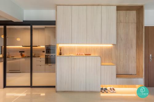 Modern Living Room at Tampines GreenVines