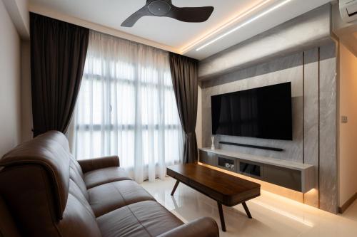 Minimalist Living Room at Fernvale Vines
