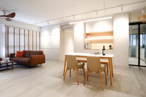 Minimalist Dining Room at Tampines North